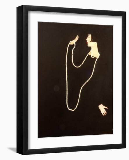 1920s Women Swinging Pearls, 2016-Susan Adams-Framed Giclee Print