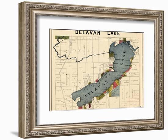 1921, Delavan Lake, Wisconsin, United States-null-Framed Giclee Print