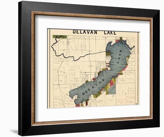 1921, Delavan Lake, Wisconsin, United States-null-Framed Giclee Print