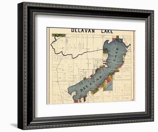 1921, Delavan Lake, Wisconsin, United States-null-Framed Giclee Print