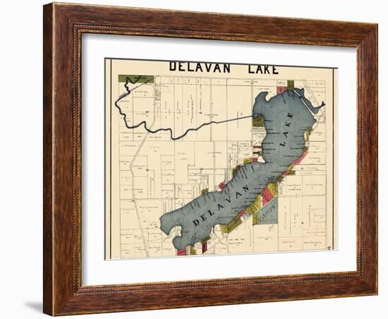 1921, Delavan Lake, Wisconsin, United States-null-Framed Giclee Print