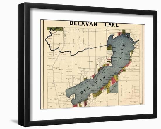 1921, Delavan Lake, Wisconsin, United States-null-Framed Giclee Print