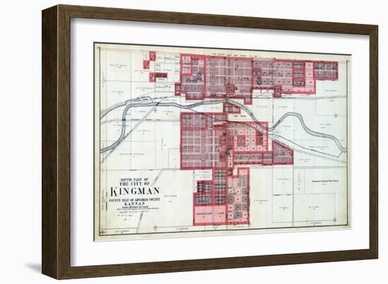 1921, Kingman - South, Kansas, United States-null-Framed Giclee Print