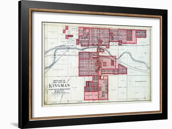 1921, Kingman - South, Kansas, United States-null-Framed Giclee Print