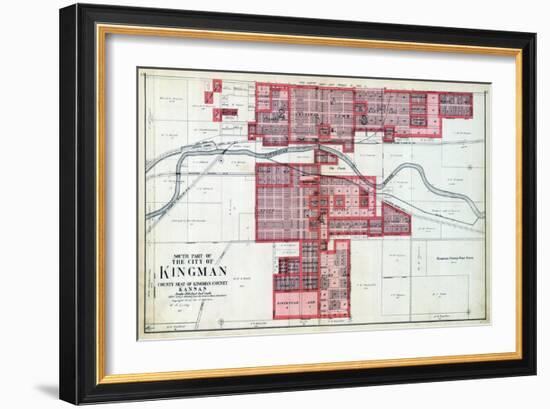 1921, Kingman - South, Kansas, United States-null-Framed Giclee Print