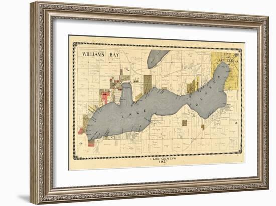 1921, Lake Geneva 1921, Wisconsin, United States-null-Framed Giclee Print