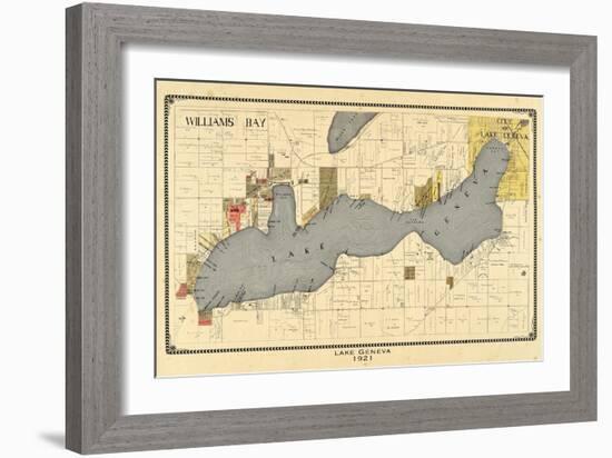 1921, Lake Geneva 1921, Wisconsin, United States-null-Framed Giclee Print