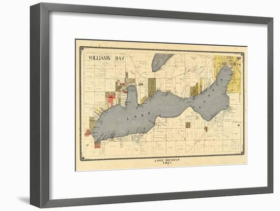 1921, Lake Geneva 1921, Wisconsin, United States-null-Framed Giclee Print