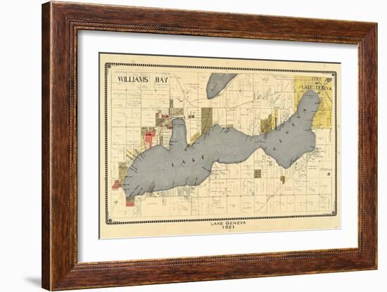 1921, Lake Geneva 1921, Wisconsin, United States-null-Framed Giclee Print