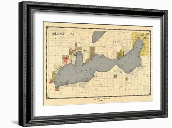 1921, Lake Geneva 1921, Wisconsin, United States-null-Framed Giclee Print