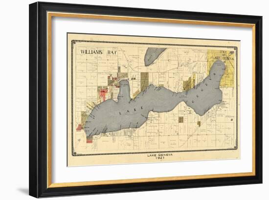 1921, Lake Geneva 1921, Wisconsin, United States-null-Framed Giclee Print