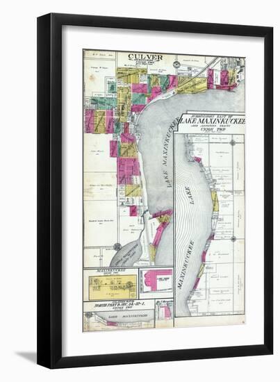 1922, Culver, Lake Maxinkuckee, Indiana, United States-null-Framed Giclee Print