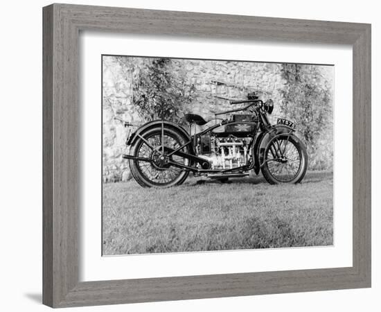 1924 Henderson Motobike-null-Framed Photographic Print