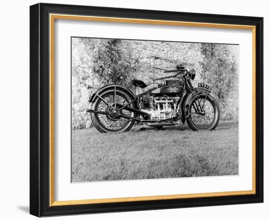 1924 Henderson Motobike-null-Framed Photographic Print