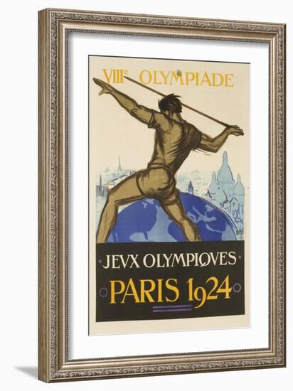 1924 Paris Summer Olymipcs-null-Framed Giclee Print