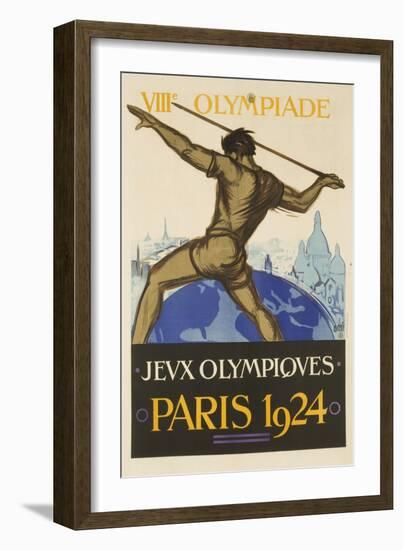 1924 Paris Summer Olymipcs-null-Framed Giclee Print