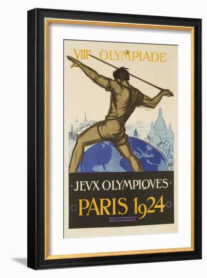 1924 Paris Summer Olymipcs-null-Framed Giclee Print