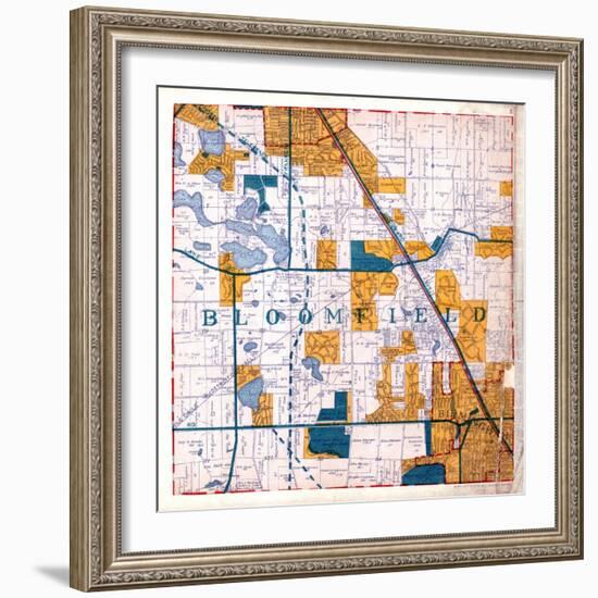 1925, Bloomfield Township, Birmingham, Michigan, United States-null-Framed Giclee Print