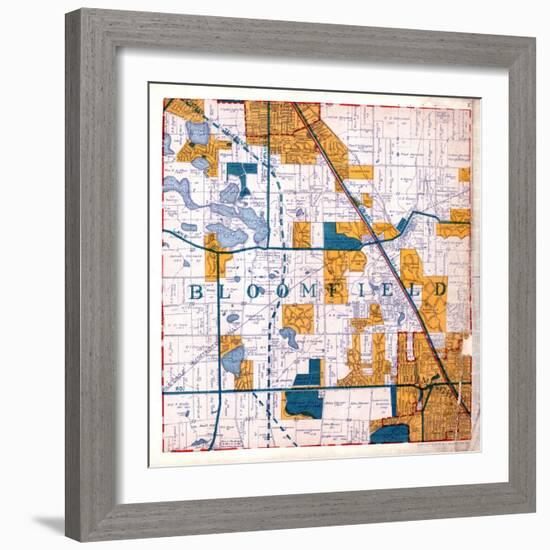 1925, Bloomfield Township, Birmingham, Michigan, United States-null-Framed Giclee Print