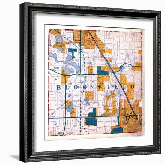 1925, Bloomfield Township, Birmingham, Michigan, United States-null-Framed Giclee Print