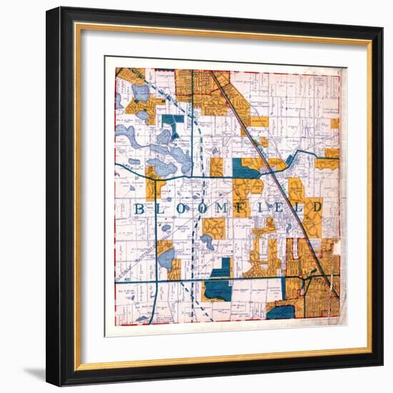 1925, Bloomfield Township, Birmingham, Michigan, United States-null-Framed Giclee Print