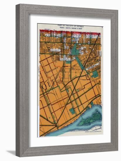 1925, Detroit 2, Michigan, United States-null-Framed Giclee Print