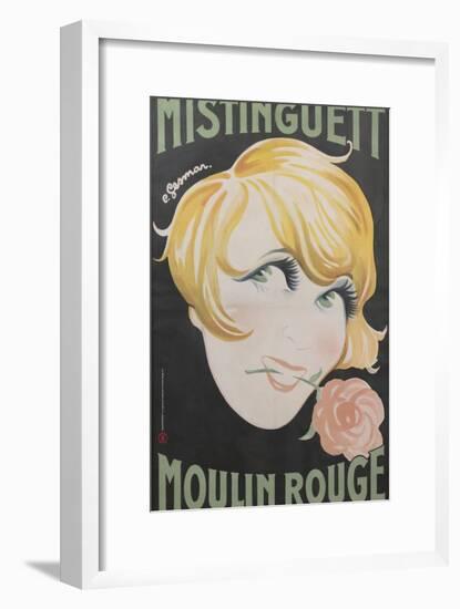 1925 Mistinguett Moulin Rouge-Charles Gesmar-Framed Giclee Print