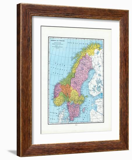 1925, Norway, Sweden, Europe-null-Framed Giclee Print