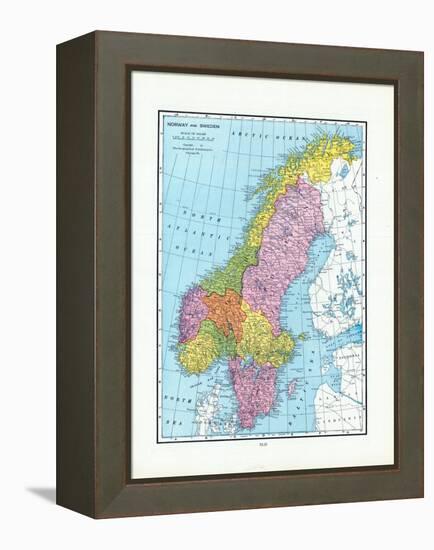 1925, Norway, Sweden, Europe-null-Framed Premier Image Canvas