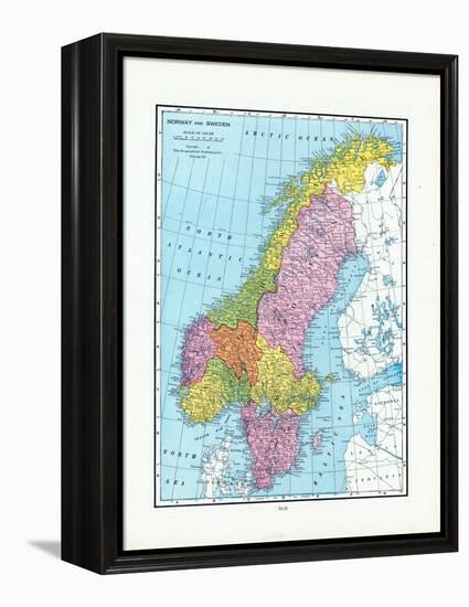 1925, Norway, Sweden, Europe-null-Framed Premier Image Canvas