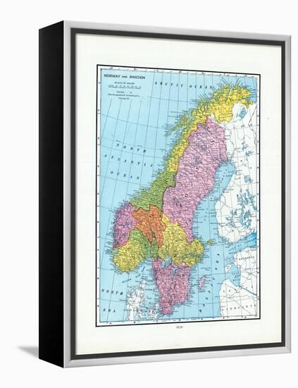 1925, Norway, Sweden, Europe-null-Framed Premier Image Canvas