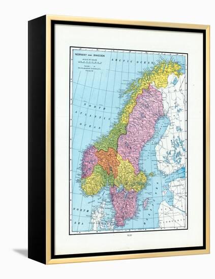 1925, Norway, Sweden, Europe-null-Framed Premier Image Canvas