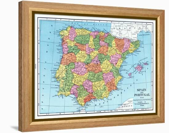 1925, Portugal, Spain, Europe-null-Framed Premier Image Canvas