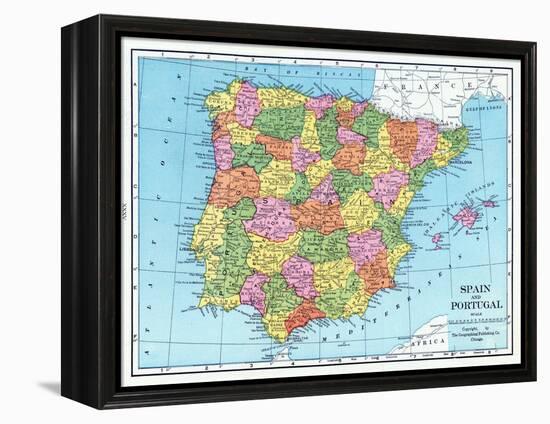 1925, Portugal, Spain, Europe-null-Framed Premier Image Canvas