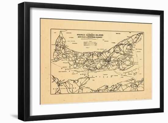 1925, Prince Edward Island-null-Framed Giclee Print