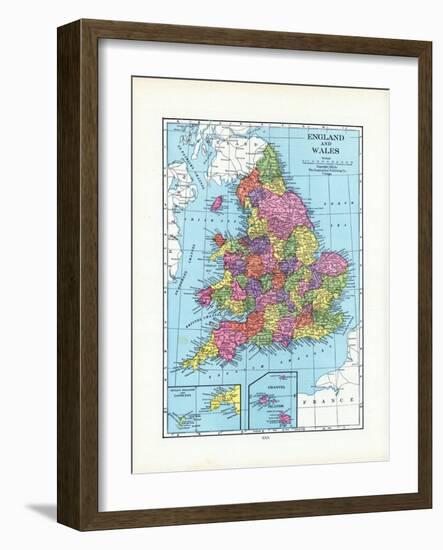 1925, United Kingdom, Europe, England and Wales-null-Framed Giclee Print