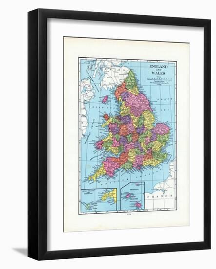 1925, United Kingdom, Europe, England and Wales-null-Framed Giclee Print