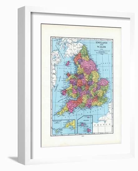 1925, United Kingdom, Europe, England and Wales-null-Framed Giclee Print