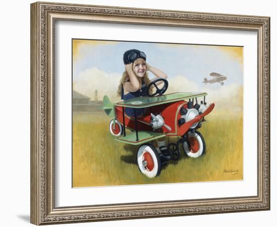 1926 Steelcraft By-Plane-David Lindsley-Framed Giclee Print