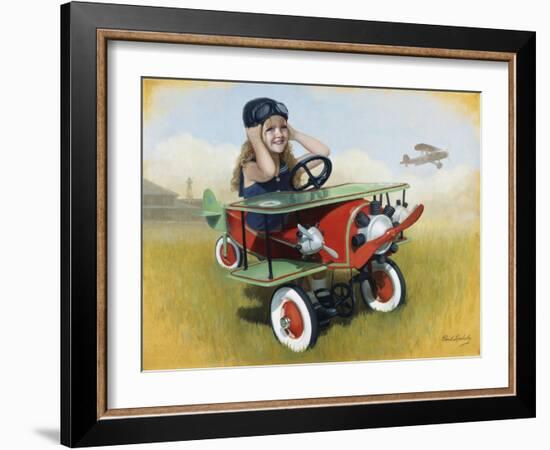 1926 Steelcraft By-Plane-David Lindsley-Framed Giclee Print