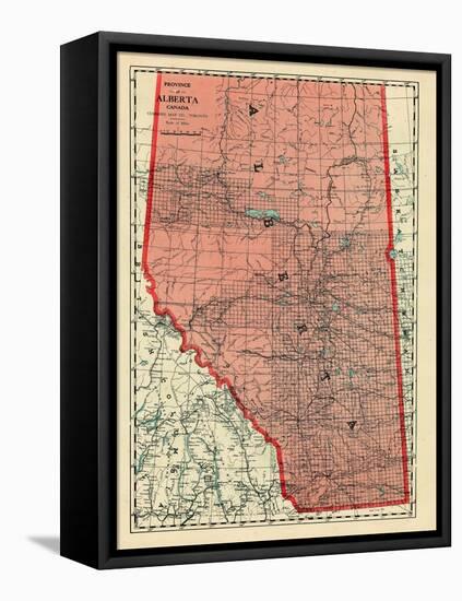 1928, Alberta Province, Canada-null-Framed Premier Image Canvas