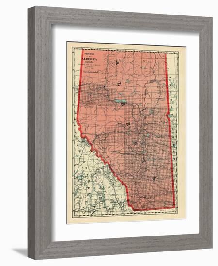 1928, Alberta Province, Canada-null-Framed Giclee Print