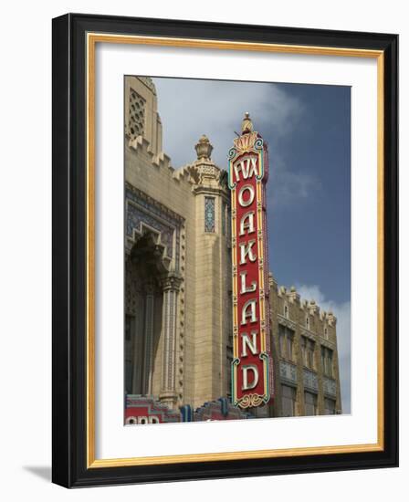 1928 Fox Oakland Theater Sign, Oakland, California-Walter Bibikow-Framed Photographic Print