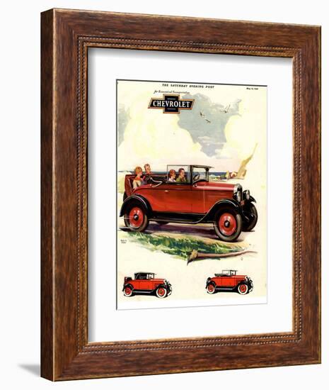 1928 GM Chevrolet Economical-null-Framed Art Print