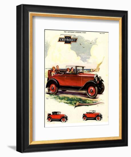 1928 GM Chevrolet Economical-null-Framed Art Print