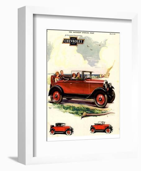 1928 GM Chevrolet Economical-null-Framed Art Print