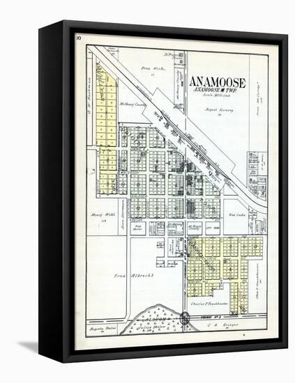 1929, Anamoose, North Dakota, United States-null-Framed Premier Image Canvas