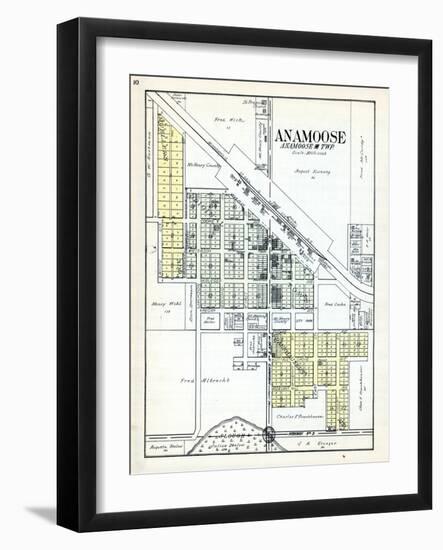 1929, Anamoose, North Dakota, United States-null-Framed Giclee Print