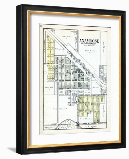 1929, Anamoose, North Dakota, United States-null-Framed Giclee Print