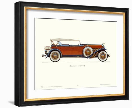 1929 Duesenberg-null-Framed Art Print